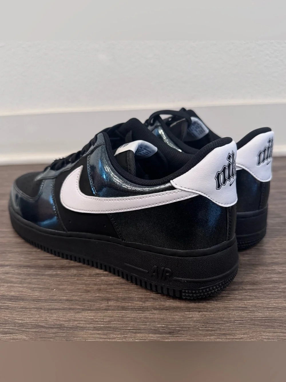 Nike Air Force 1 Low '07 LV8 Glam Rock Black White  [IB6843-001] Sz 11